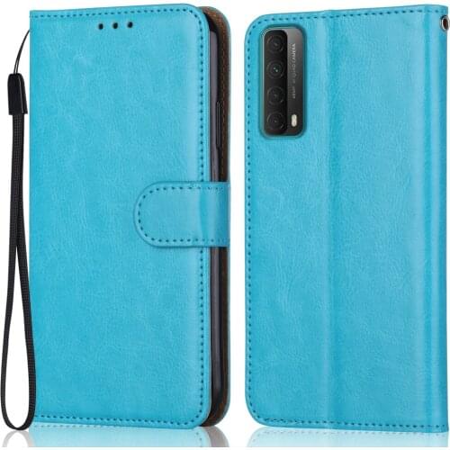 Wallet Flip Case for Para on Huawei P Smart 2021 PPA-LX2 6.67'' Cover Leather Fitted Case with Strap Phone Bag