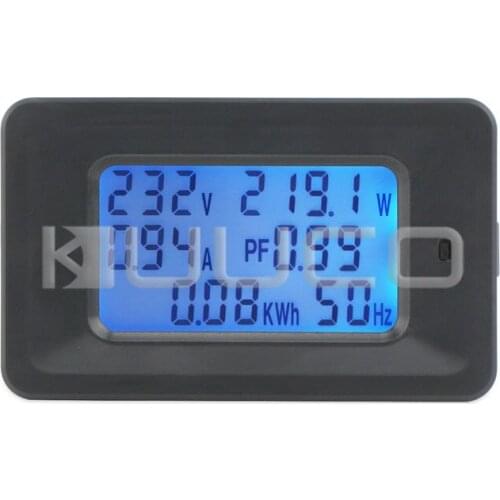 Digital Panel Meter AC 80V~260V 20A 4500W LCD Display Tester Multifunction AC 110V 220V Digital Multimeter/Monitor