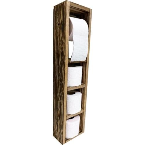 Wc Paper Holder Toilet Paper Holder Wooden Bathroom Accessory