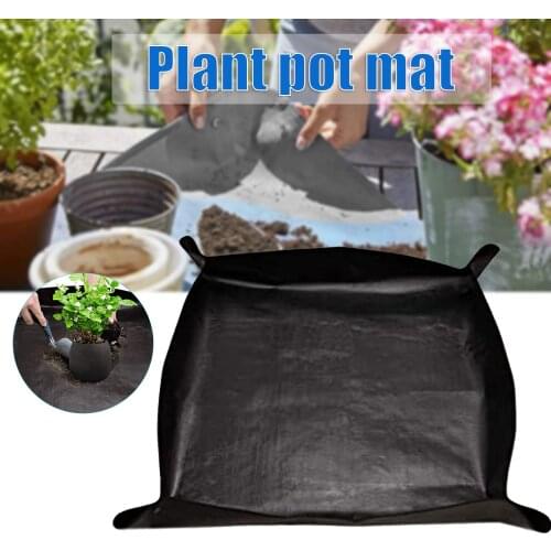 Plant Repotting Mat Gardening Foldable Anti Dirty Succulent Potting Tarp Square Mat For Garden Outdoor A1