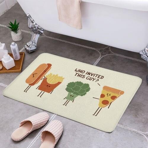 Party Crasher 3D Print Doormats Rectangle Non-Slip DoorMat Bedroom Kitchen Entrance Print Door rugs Dropshipping