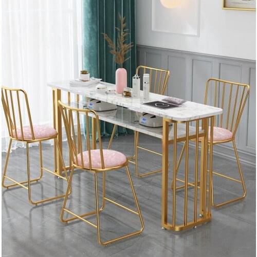 Nail table and chair set net Red North Europe and America special price single small double manicure table new style