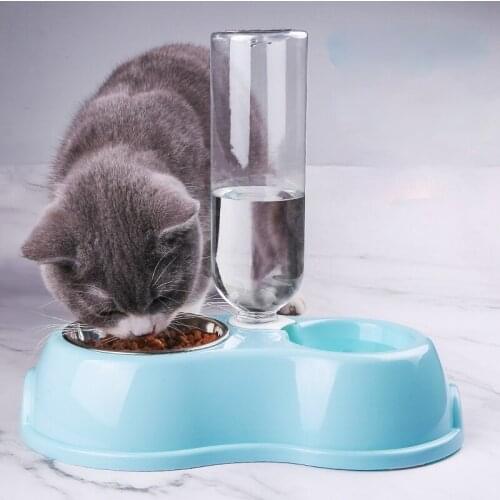 Cat bowls, cat food bowls, dog bowls, cats, small and medium-sized dogs, automatic drinking fountains, pet supplies