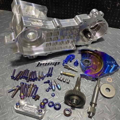 Engine Case Set For DIO50 AF18 132-160cc Motors BWSP Special "EAGLE" Series CNC Machined With Transmission Gear Configuration