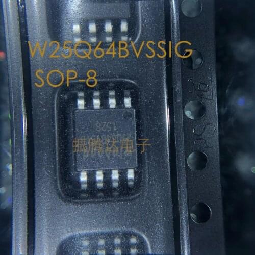 New W25Q W25Q64 W25Q64BVSSIG SOP-8
