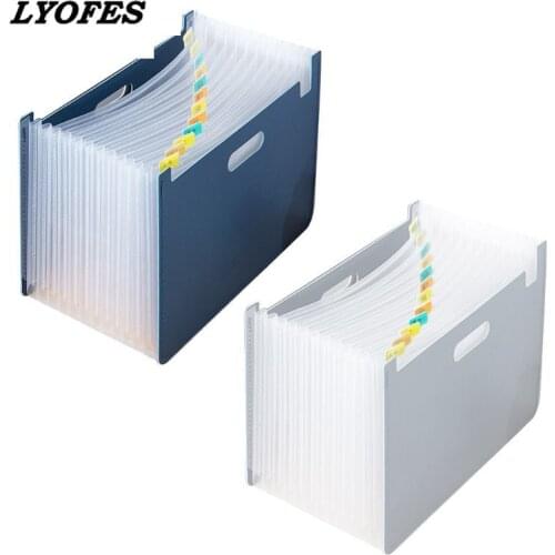 1 Pc 13 Pockets Expanding File Folder A4 Organizer Document Paper Storage Stationery