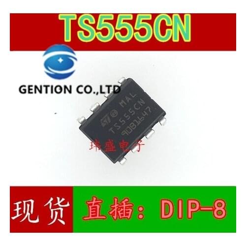 10PCS TS555CN TS555 DIP-8 programmable timer in stock 100% new and original