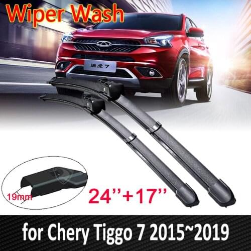 For Chery Tiggo 7 2015~2019 Car Wiper Blade Front Windscreen Windshield Wipers Car Accessories Stickers 2016 2017 2018