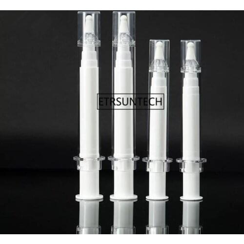 10pcs 10ml 20ml Empty DIY Airless Syringe High Grade DIY Round Shape Eye Cream Refillable Syringe Vacuum Lotion Pump Bottle