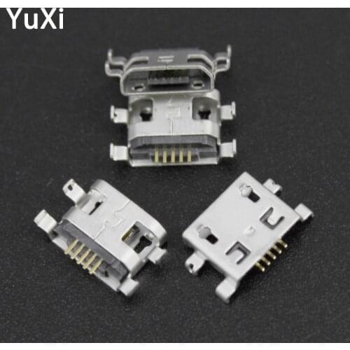 10Pcs Micro USB 5pin Jack Port B Type Female Connector For Mobile Phone Micro USB Jack Connector 5 pin Charging Socket