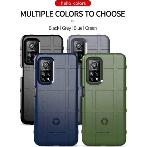 100pcs/lot Rugged Shield Phone Case For Xiaomi 11 10T Note 10 Lite Poco M3 X3 NFC Silicone Case For Redmi K40 pro Note 9 4G
