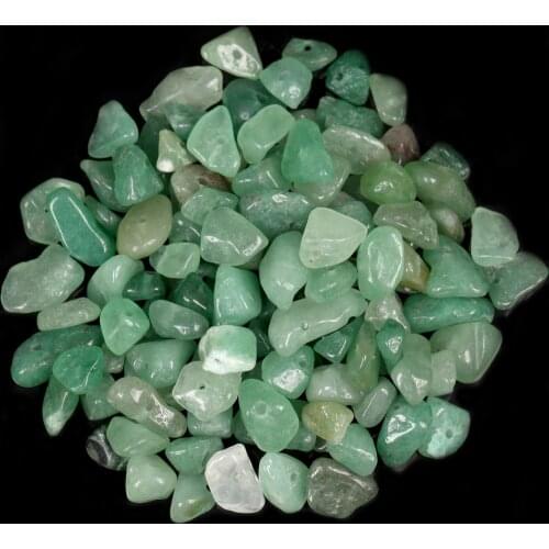 16 Inches Natural Irregular Green Aventurines Stone Chips Gravel Beads For Jewelry Making DIY Bracelet Necklace Accessories
