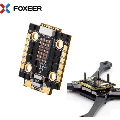 20x20mm Foxeer Reaper Mini 45A BLheli32 4in1 Brushless ESC DSHOT1200 3-6S for RC FPV Racing Freestyle Drones Replacement Parts