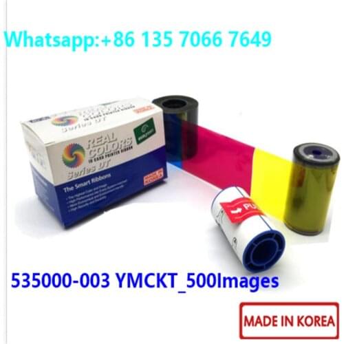 5Pieces Compatible Datacard 535000-003 YMCKT 500Image Ribbon Made In Korea for Datacard CD800 CD80 CP60 Card Printer