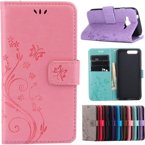 Case For Nokia 6 5.5" Cover Flip PU leather Card slot Stand holder Flower Shockproof soft phone Case Funda For Nokia 6 kimTHmall