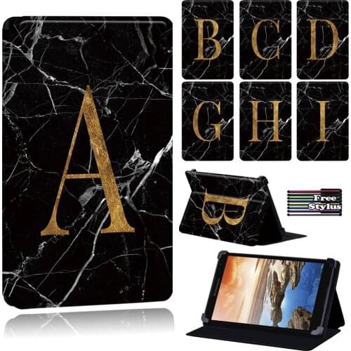 Letter Tablet Case Fit Lenovo Tab 8/A7- 30 A3300/A7- 50 A3500/TabA8-50 A5500/S8 - 50/thinkpad Tablet 2/Yoga Book/Yoga Tab 4 Plus
