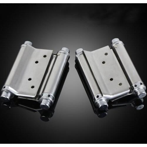 Stainless Steel Double Open Spring 3 Inch/ 4inch / 5 Inch / 6 Inch Hinge Two-way Free Door Special Cowboy Door Fence