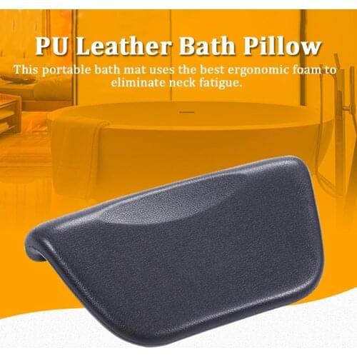 Hot Sales Home Spa Ergonomic Headrest For Relaxing Head Neck Back Bath Pillows Spa Bath Pillow Bath Cushion Non-Slip Suction Cup