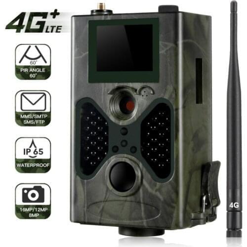 HC330LTE Hunting Trail Camera FTP Email 4G MMS 16MP 1080P SMTP SMS Wildlife Cameras Cellular Mobile Night Vision Wild Camera #ED