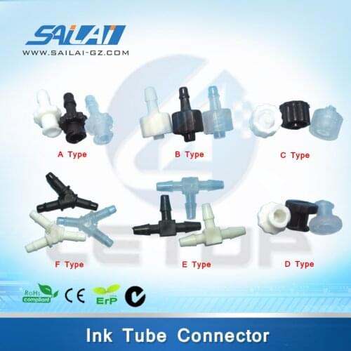 Corrosion Resistant LETOP 10pcs/lot Solvent Printer Plastic Ink Tube Connector