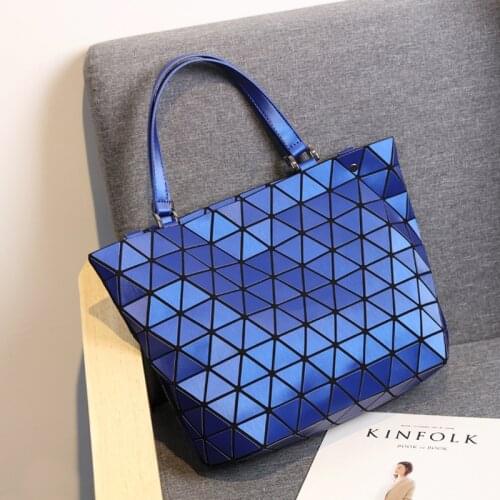 2020 Summer Mercerized Womens Handbags Diamond Geometric Shoulder Bags Removable Shoulder Strap Bag Large capacity Tote Bags