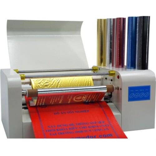 Hot Foil Stamping Machine for paper/leather/film/cloth/PU etc