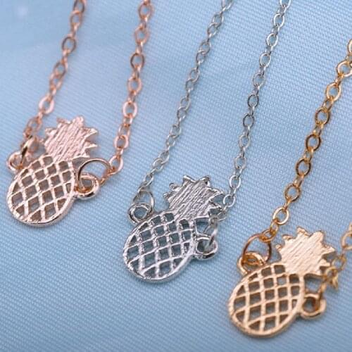Trendy Pineapple Bracelet For Women Girl Fruit Dainty Gifts Stainless Steel Minimalism Friendship Fashion Jewelry