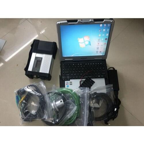 Newest MB Star C5 sd connect Diagnosis W7/W10 software 2020.12v 360g SSD in laptopCF30 CF-30 toughbook ready to use cars trucks