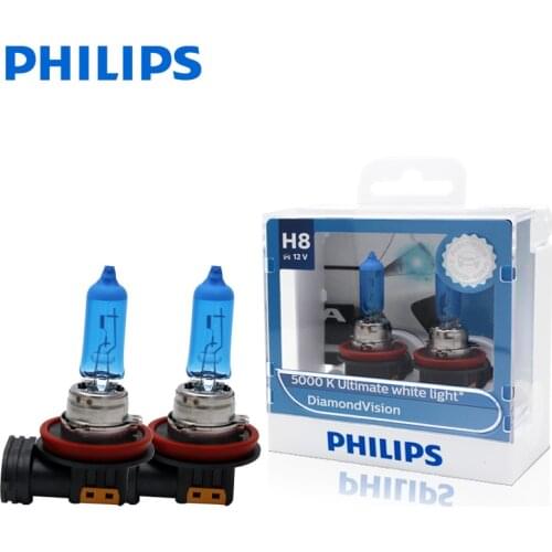 Галогеновые лампы H8 (PGJ19-1) Philips China At AliExpress