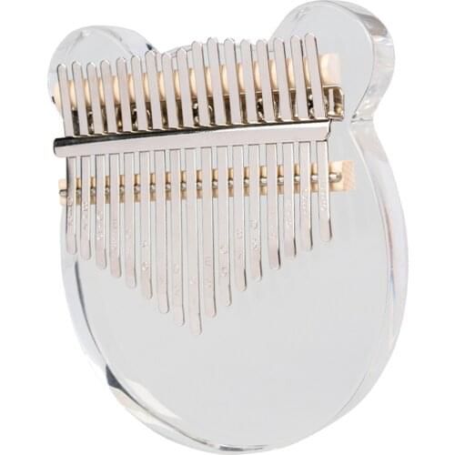 Kalimba 17 Key Thumb Piano with Eva Bag, Acrylic Finger Piano