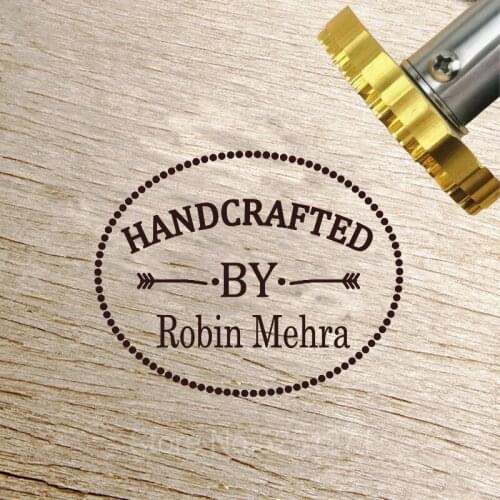 Custom business logo Branding Iron for woodworking ， steak brand iron ， handcrafrs gift for