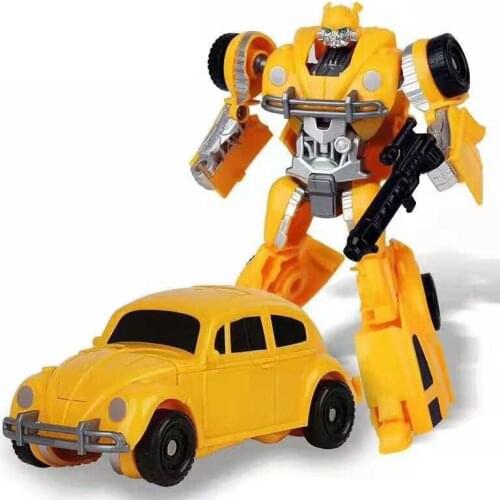 18cm BMB Transformation Robot Model boy toys Plastic ABS anime Action Figure KO GT Classic Toys Car kids gift Simple steps