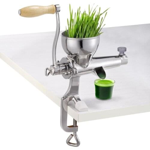 Heavy Duty Stainless Steel Manual Hand Juicer Green Leaf Juicer DIY Extractor Tool