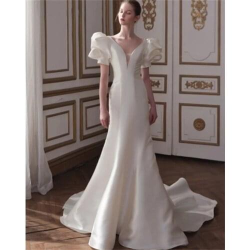 Wedding Party Bride Gowns Applique Lace Long Sleeves pants suit wedding Dress Cheap Formal Dress