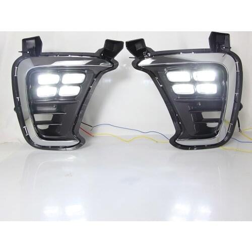 Eosuns Led Daytime Running Light Fog Lamp Assembly for Kia Sorento 2018