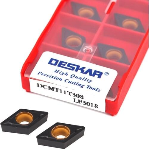 DCMT11T308 LF3018 CNC Lathe Turning blade Carbide Cutting Tool Parts External turning tools Inserts High light cut,for cast iron