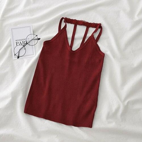 HELIAR Solid Laced Up Tops Women Sexy Female Neck Backless Tops Ladies Sexy Slim Night Club Tops Women Halter Tops