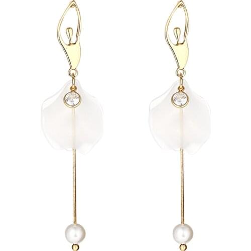 MIQIAO 925 Sterling Silver Long Tassels Ballet Dancer Human Piercing Drop Earrings for Women Girls Fashion Jewelry Pendientes