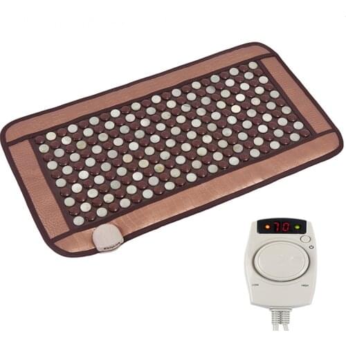 220V healthcare Korea germanium tourmaline massage mat Mix jade mattress electric heating therapy pad cushion nuga best 45x80cm