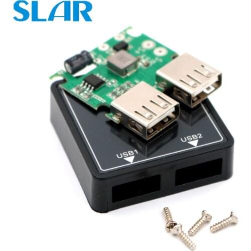 5V 2A 3A Indicator USB Solar Panels Voltage Controller Regulator dc to dc Converter 6V-20V input 5Vdc