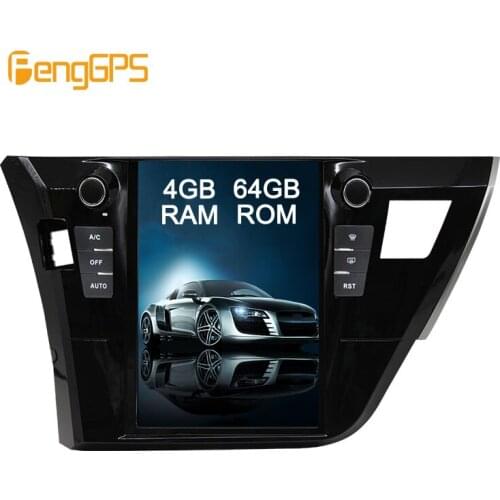 Car Radio For Toyota Corolla 2014 2015 2016 Audio Player Multimedia Unit 10.4" Built-in DSP Carplay Android 9.0 PX6 WIFI USB