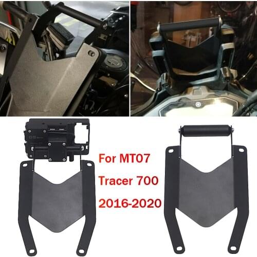 For YAMAHA MT07 Tracer 700 2016-2020 MT 07 Phone stand support GPS smartphone motorcycle navigation bracket mobile phone bracket