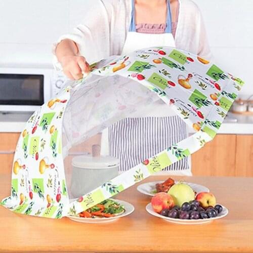 Food Dish Cover Kitchen Folded Food Cover Umbrella Korean Style Fresh Kitchen Kitchen Tools Accessories