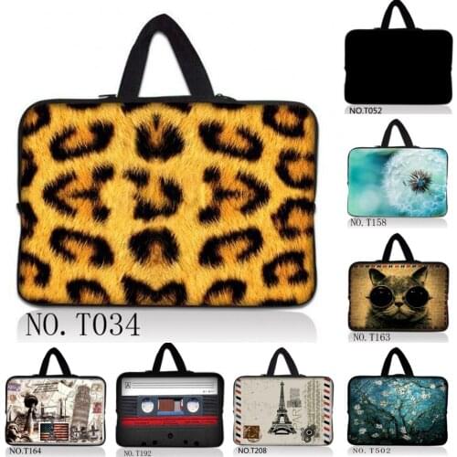 Leopard Women Men Laptop Sleeve Bag 13 13.3 15.4" 14 17 for Macbook Air 13 15 14 15.6 Bag for Macbook Pro 15 touch bar Sleeve