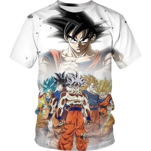 2021 new mens anime T-shirt 3D Wukong Print T-shirts Maternal shirt Summer fun t-shirt O collar T shirt Super large T-shirt tops