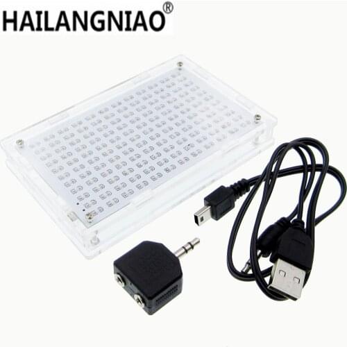 New! LED Display Music Spectrum Analyzer Amplifier Hifi MP3 PC Audio Level Meter Kits