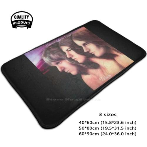 Emerson Lake Palmer Trilogy Album Cover Door Mat Foot Pad Home Rug Emerson Lake And Palmer Band Elp Trilogy Emerson Lake Palmer