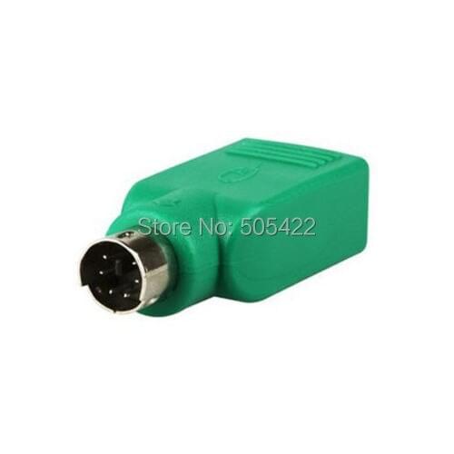 PS/2 Male to USB Female Adapter Converter for Laptop PC Keyboard Mouse 100pcs/lot