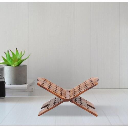 Carved Kuran Holder Folding Prayer Book Stand Unique Islam Ramadan Gift