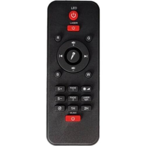 LED Star Projector Night Light Galaxy Starry Night Lamp Remote Control Ocean Wave Projector Remote Control Black